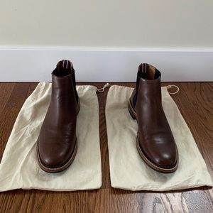 J.Crew Oar Stripe Chelsea boots in Italian leather